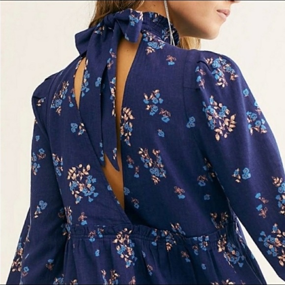 Free People Petit Fours Floral Mini Dress - Picture 5 of 7